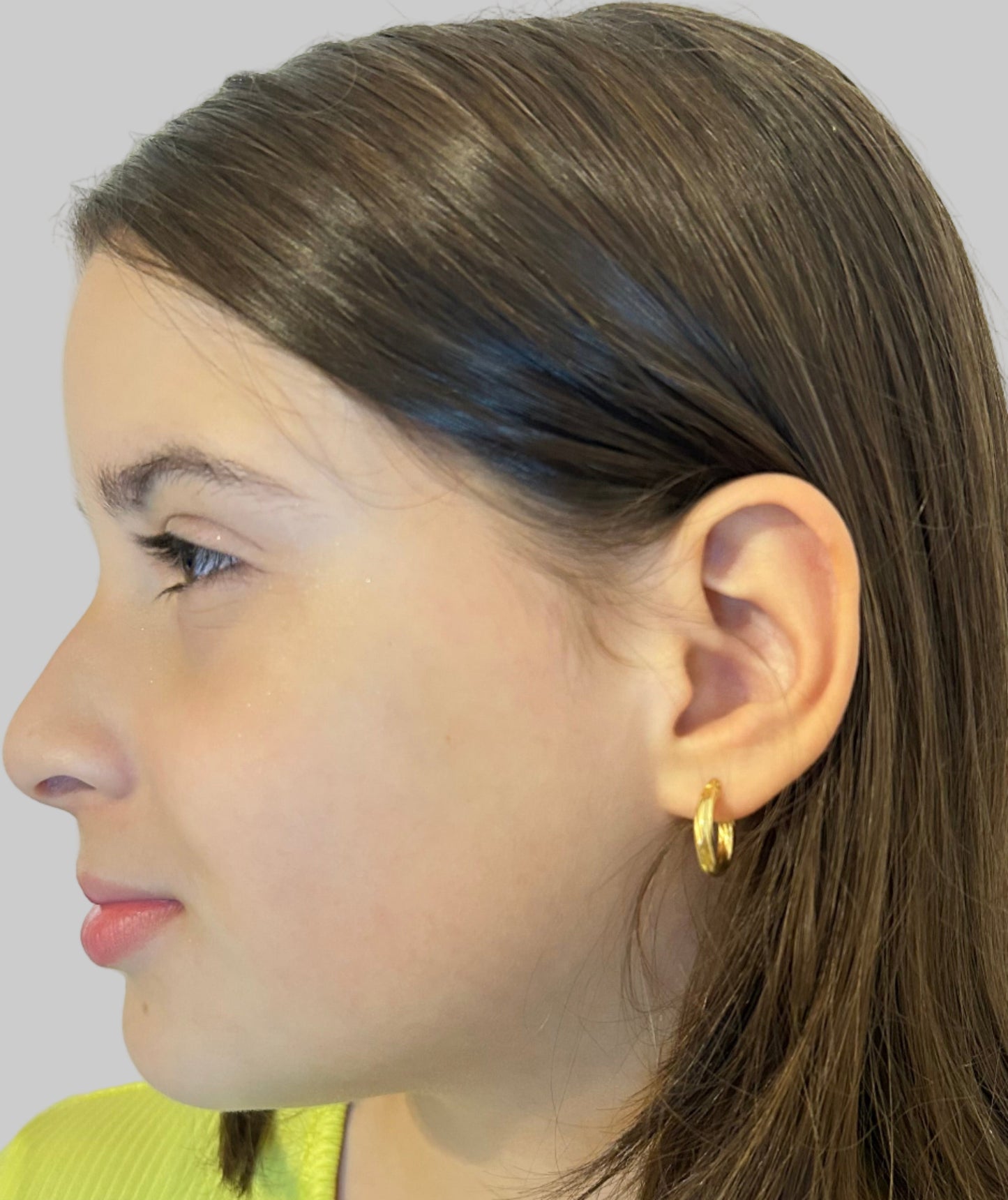 10k Yellow Gold Hoop Earrings