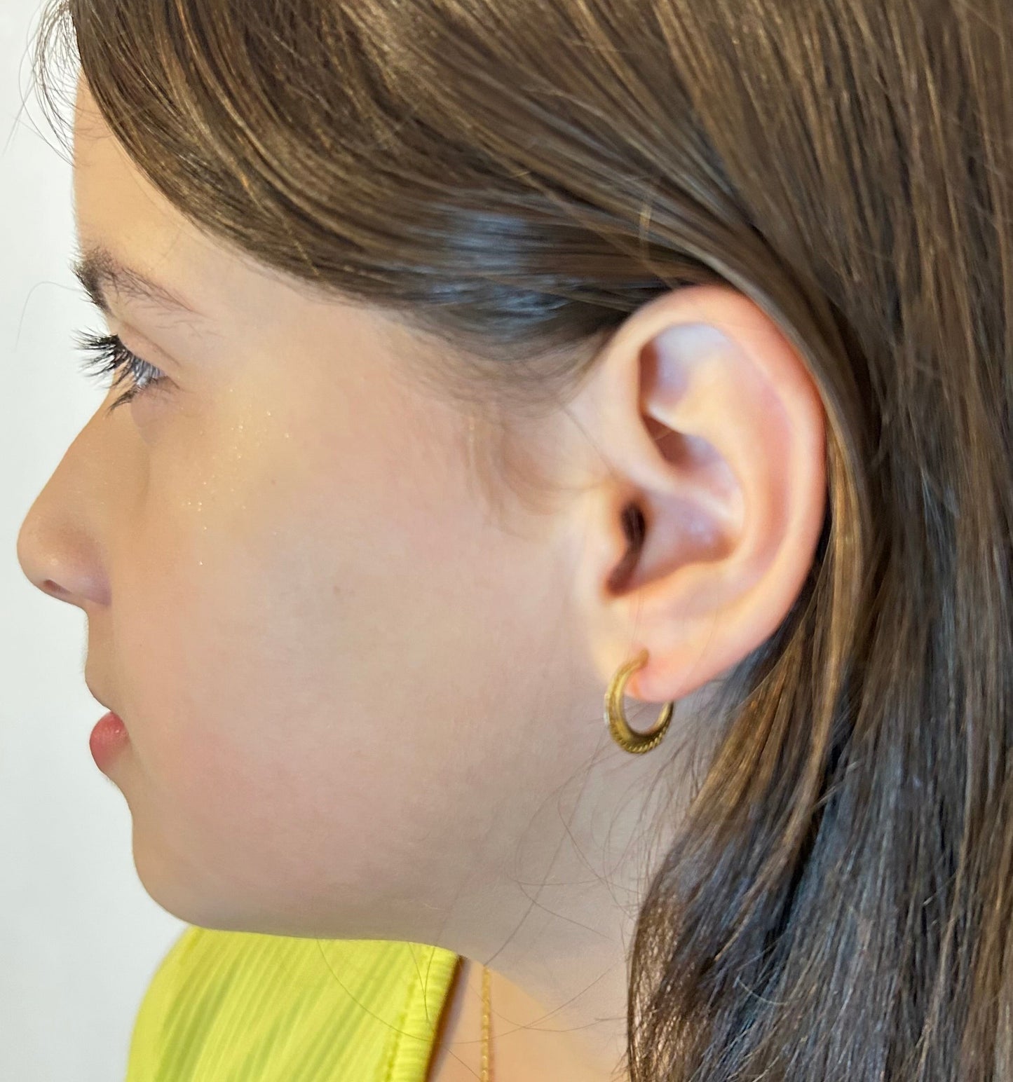 10k Yellow Gold Hoop Earrings