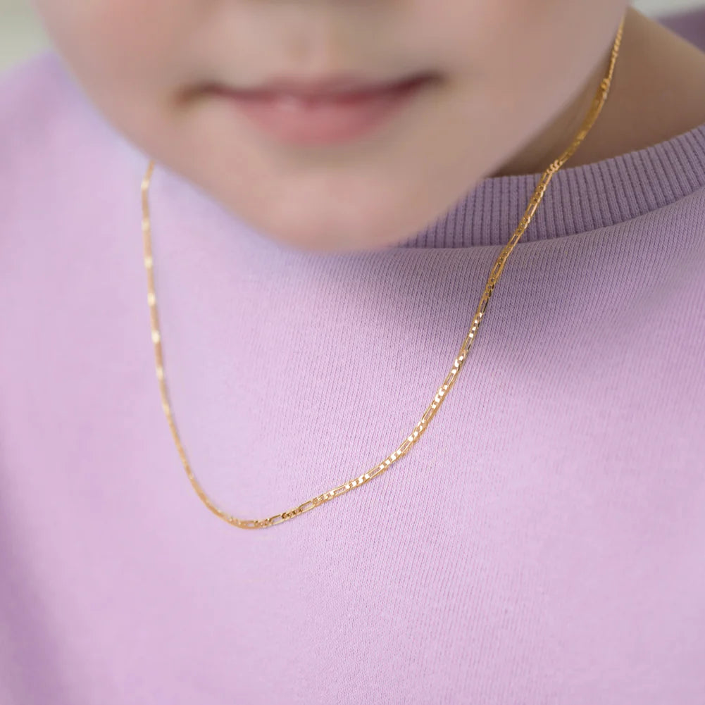 14k Figaro Link Boys Chain