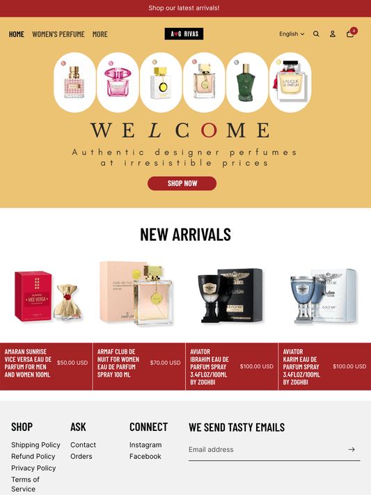 TIENDA ONLINE PERFUMES