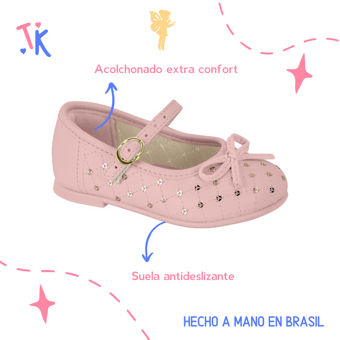 Flat Shoes Pink Ballerinas Shoes Rosadas Baby