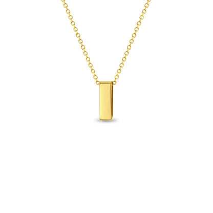 Cadena para niña con letra inicial 14k
