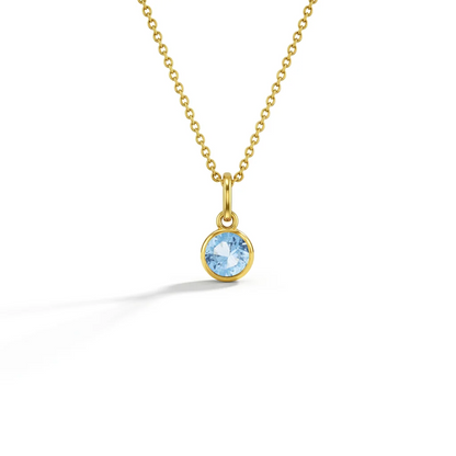 CZ Birthstone Children's Pendant 16"