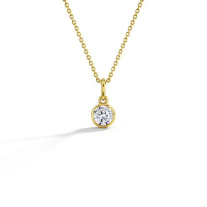 CZ Birthstone Children's Pendant 16"