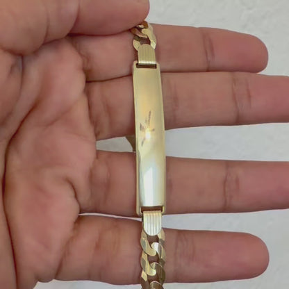 10k Solid Gold Curb Link Bracelet