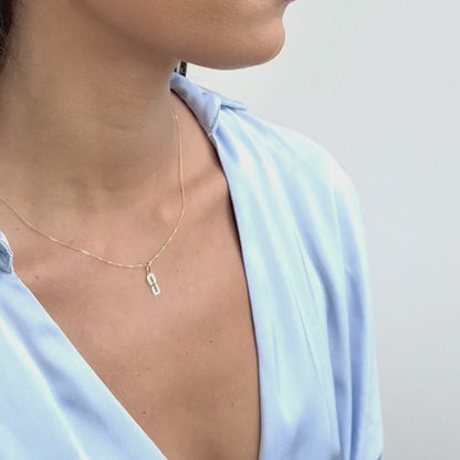 14k Linked Chain Women's Necklace 16" - 18"