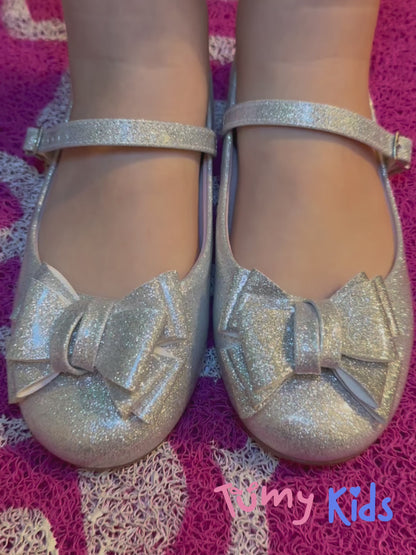 Flat Shoes Plated Ballerinas Shoes Plateadas