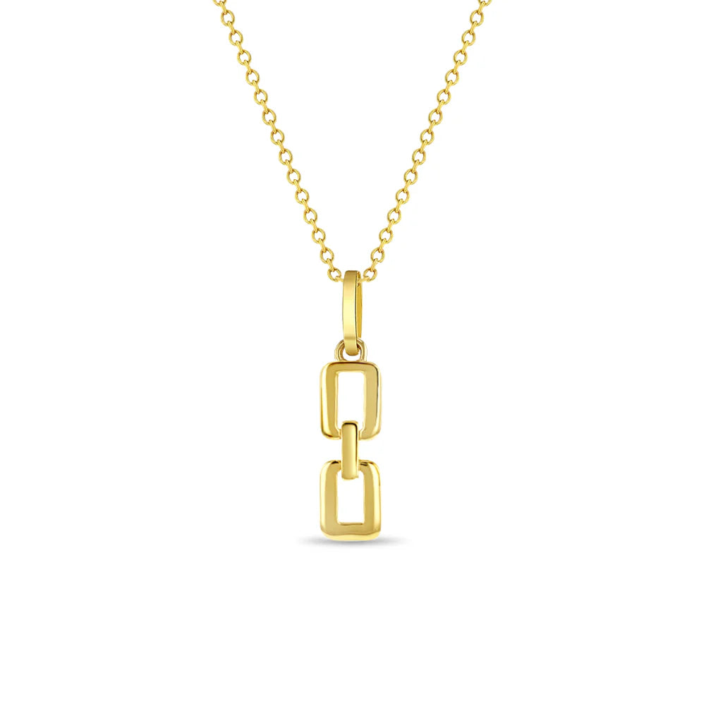 14k Linked Chain Women's Necklace 16" - 18"