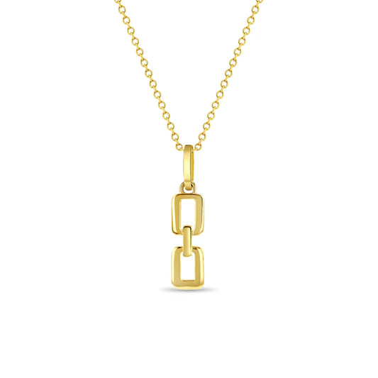 14k Linked Chain Women's Necklace 16" - 18"