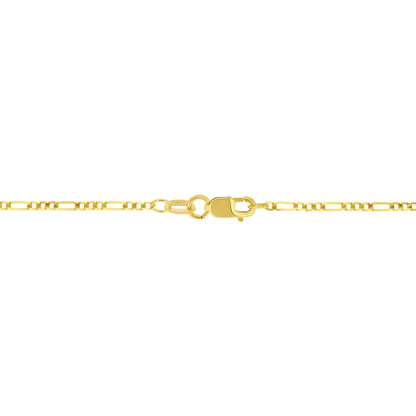 14k Gold Figaro Baby / Toddler / Kids Pendant/Necklace 16"